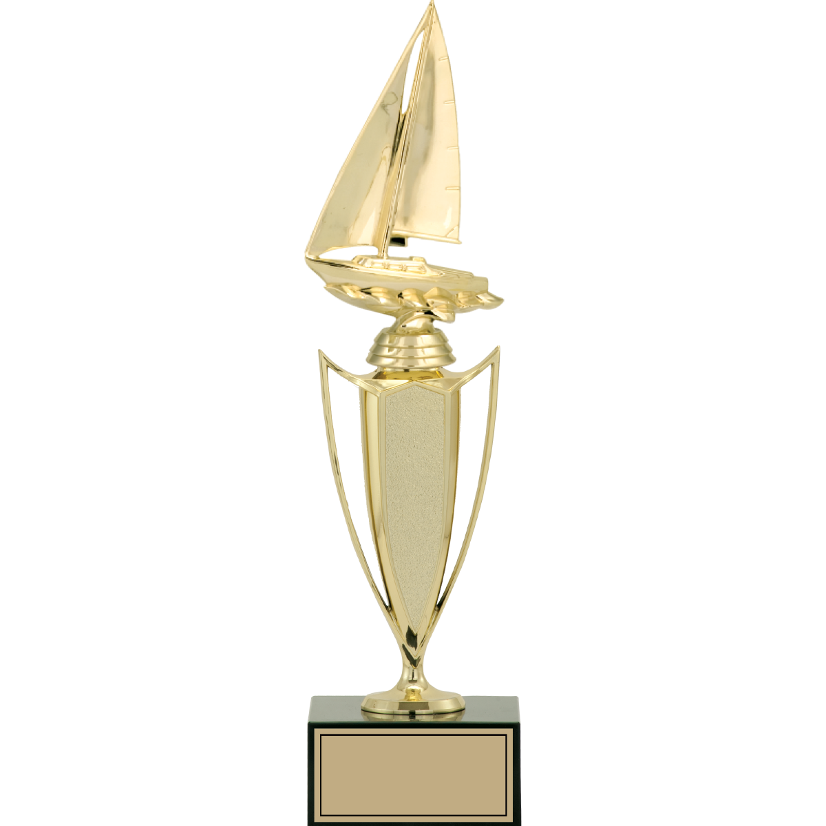 Yelken Figürlü Kupalar 37, 36, 33 cm | FG-039 - 37