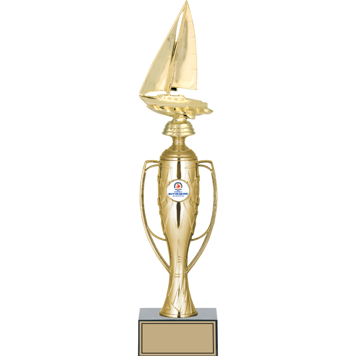 Yelken Figürlü Kupalar 40 cm | FG-025