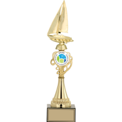 Yelken Figürlü Kupalar 41, 39, 37 cm | FG-034 - 41