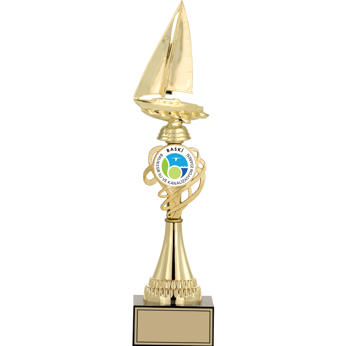 Yelken Figürlü Kupalar 41, 39, 37 cm | FG-034 - 41