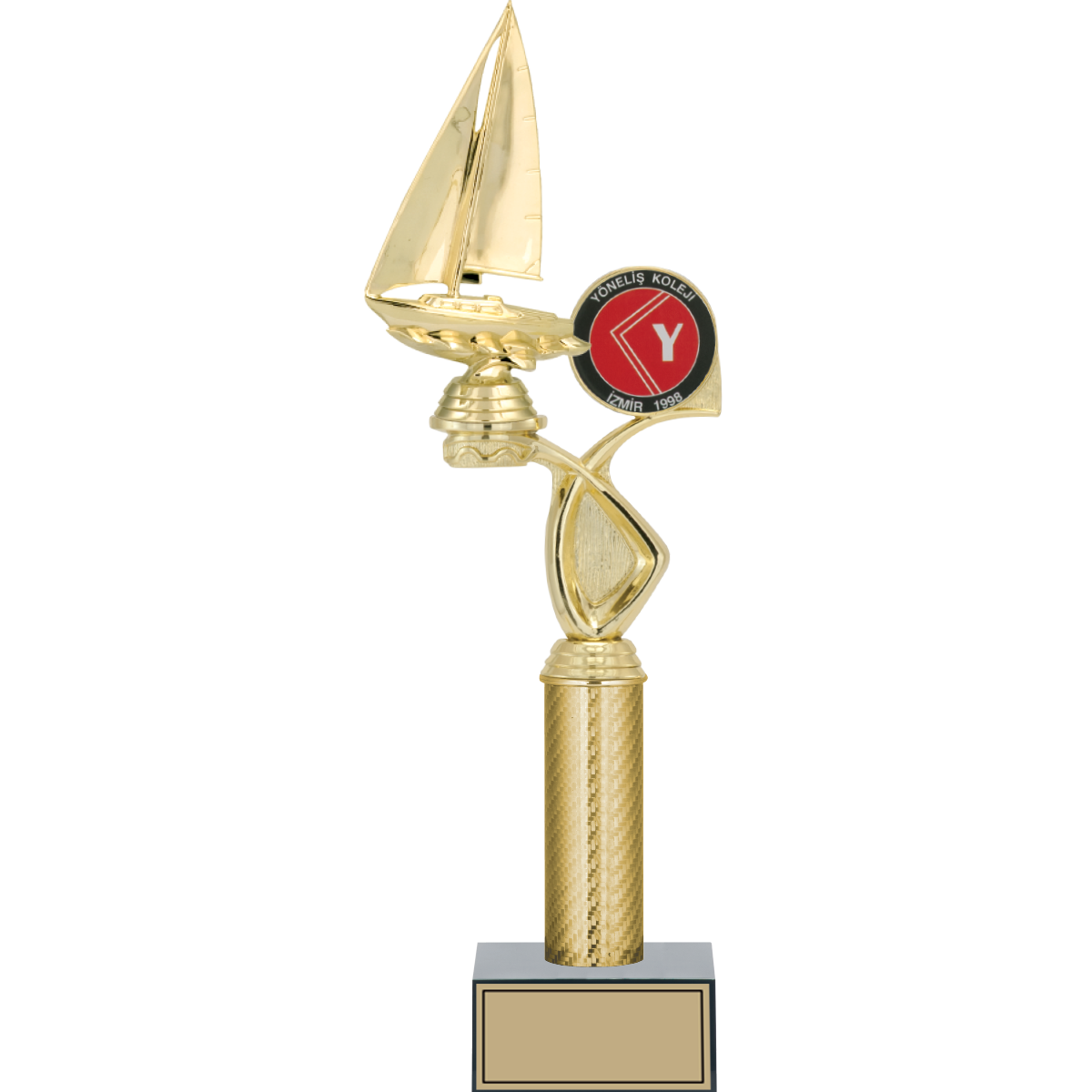 Yelken Figürlü Kupalar 42, 40, 37 cm | FG-015 - 42