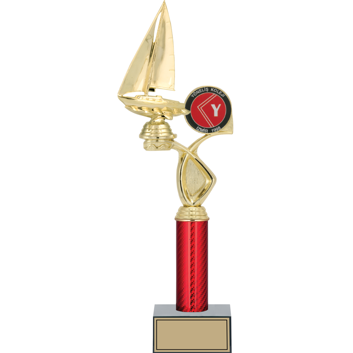 Yelken Figürlü Kupalar 42, 40, 37 cm | FG-016 - 42