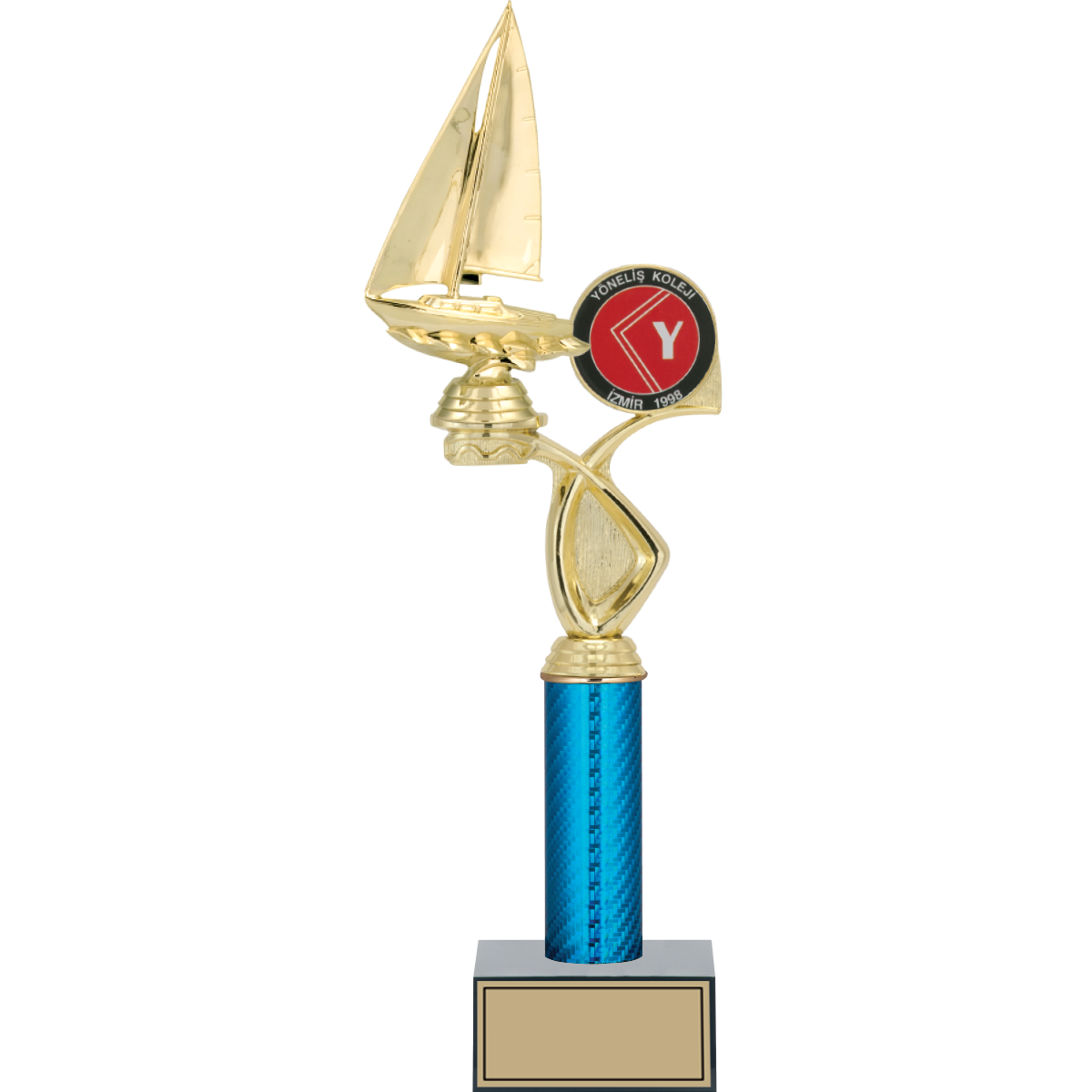 Yelken Figürlü Kupalar 42, 40, 37 cm | FG-017 - 42