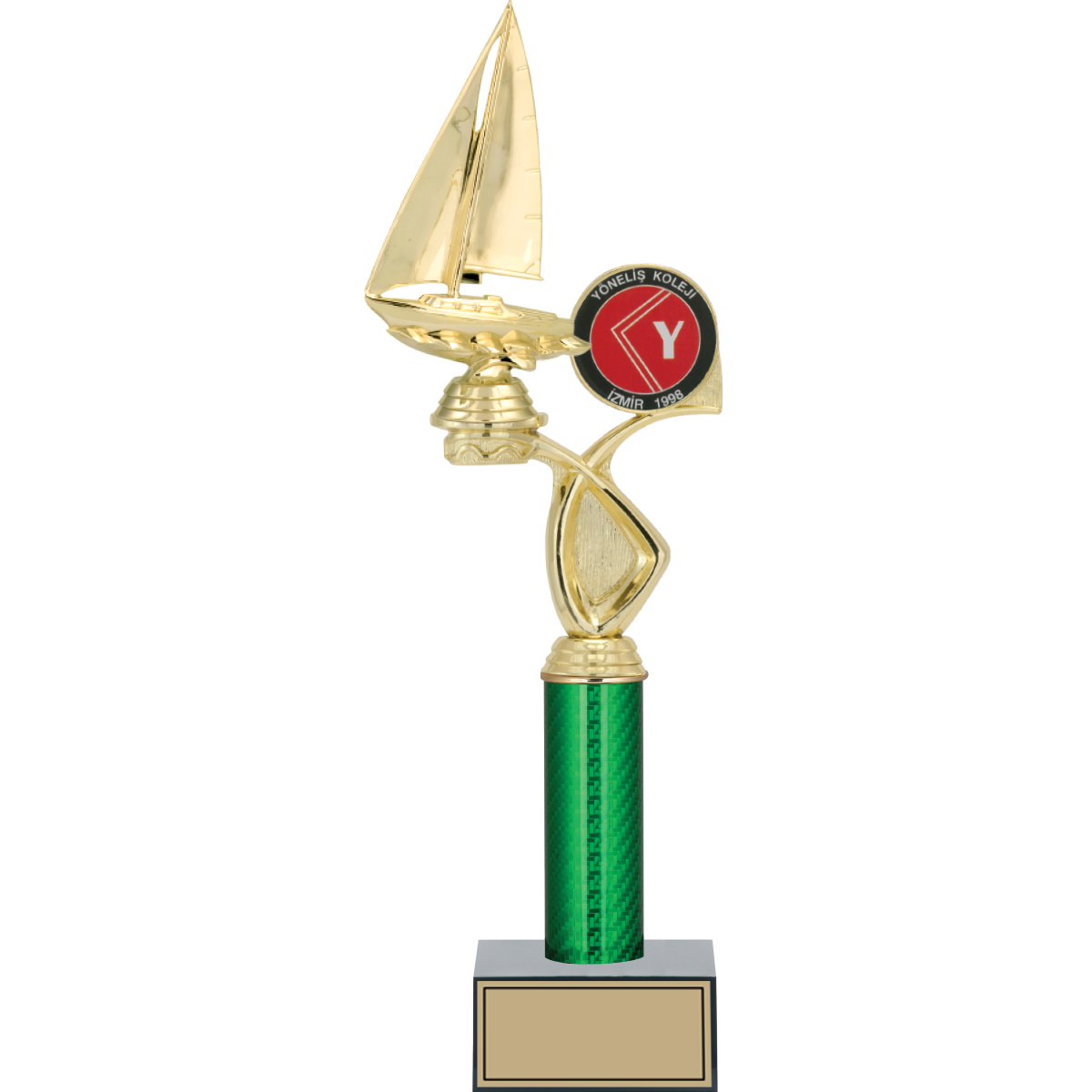 Yelken Figürlü Kupalar 42, 40, 37 cm | FG-018 - 42