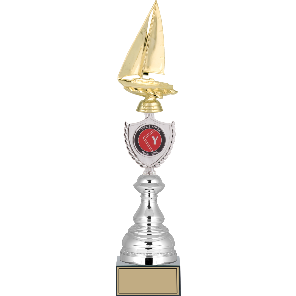 Yelken Figürlü Kupalar 45, 43, 42 cm | FG-035 - 45