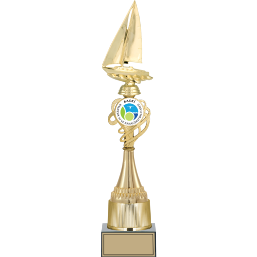 Yelken Figürlü Kupalar 46, 43, 40 cm | FG-036 - 46