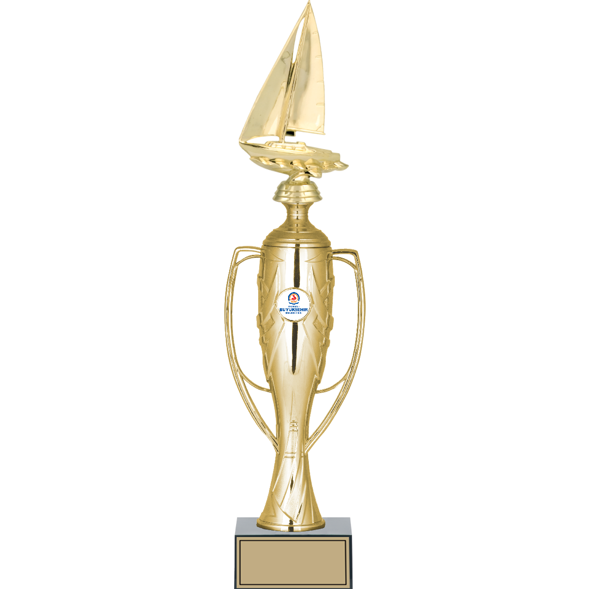 Yelken Figürlü Kupalar 47, 44, 42 cm | FG-026 - 47