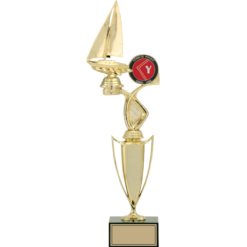 Yelken Figürlü Kupalar 47, 45, 43 cm | FG-043 - 47