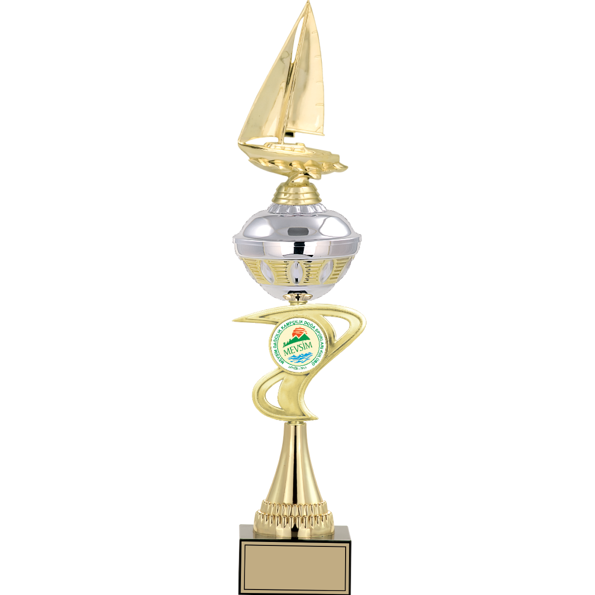 Yelken Figürlü Kupalar 52, 49, 47 cm | FG-065 - 52