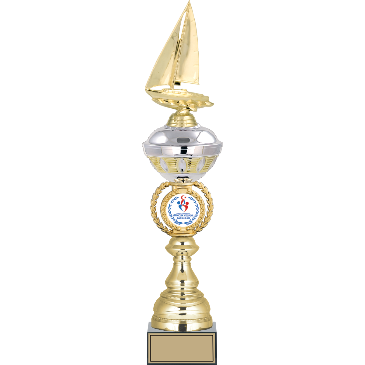 Yelken Figürlü Kupalar 52, 49, 48 cm | FG-066 - 52