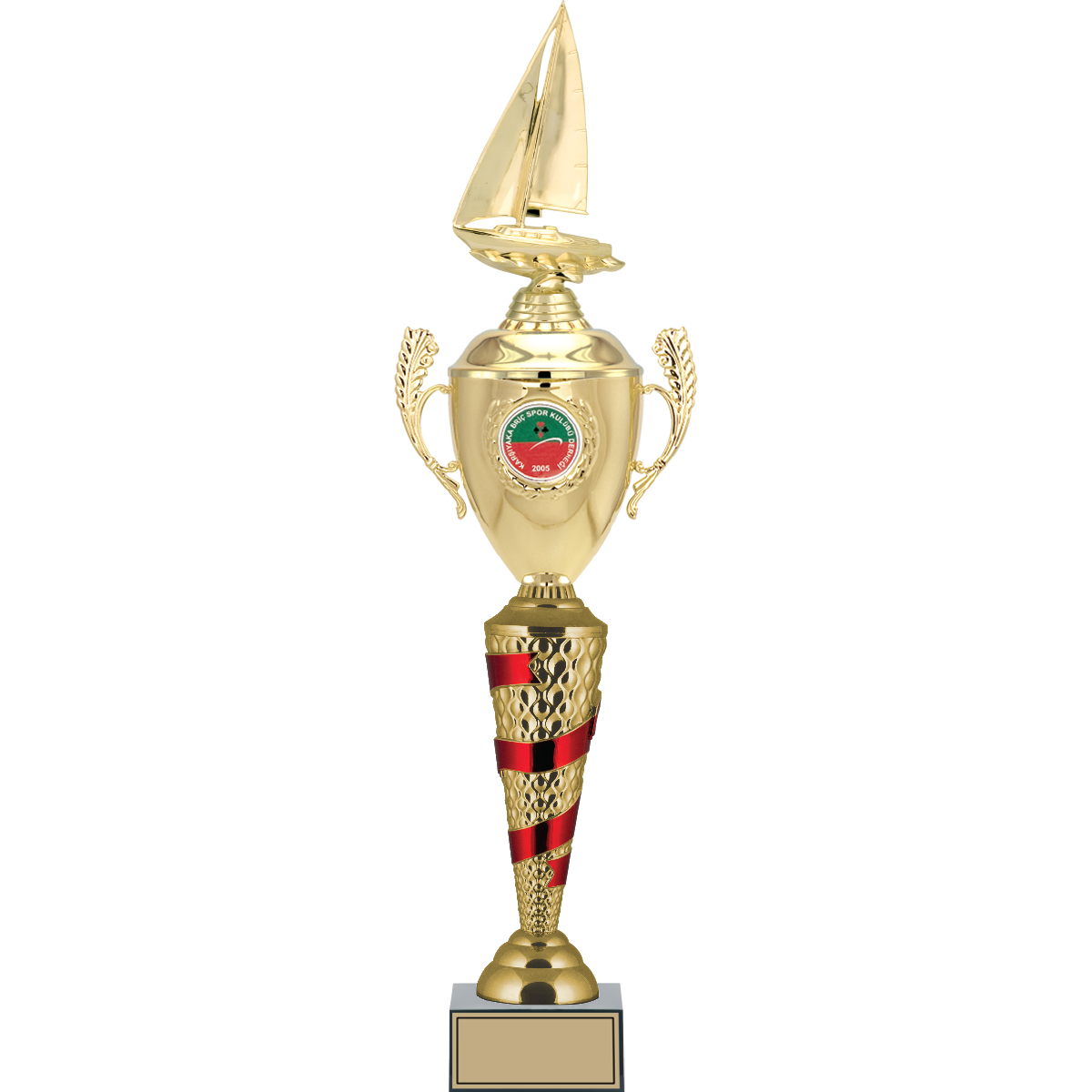 Yelken Figürlü Kupalar 63, 61, 58 cm | FG-082 - 63