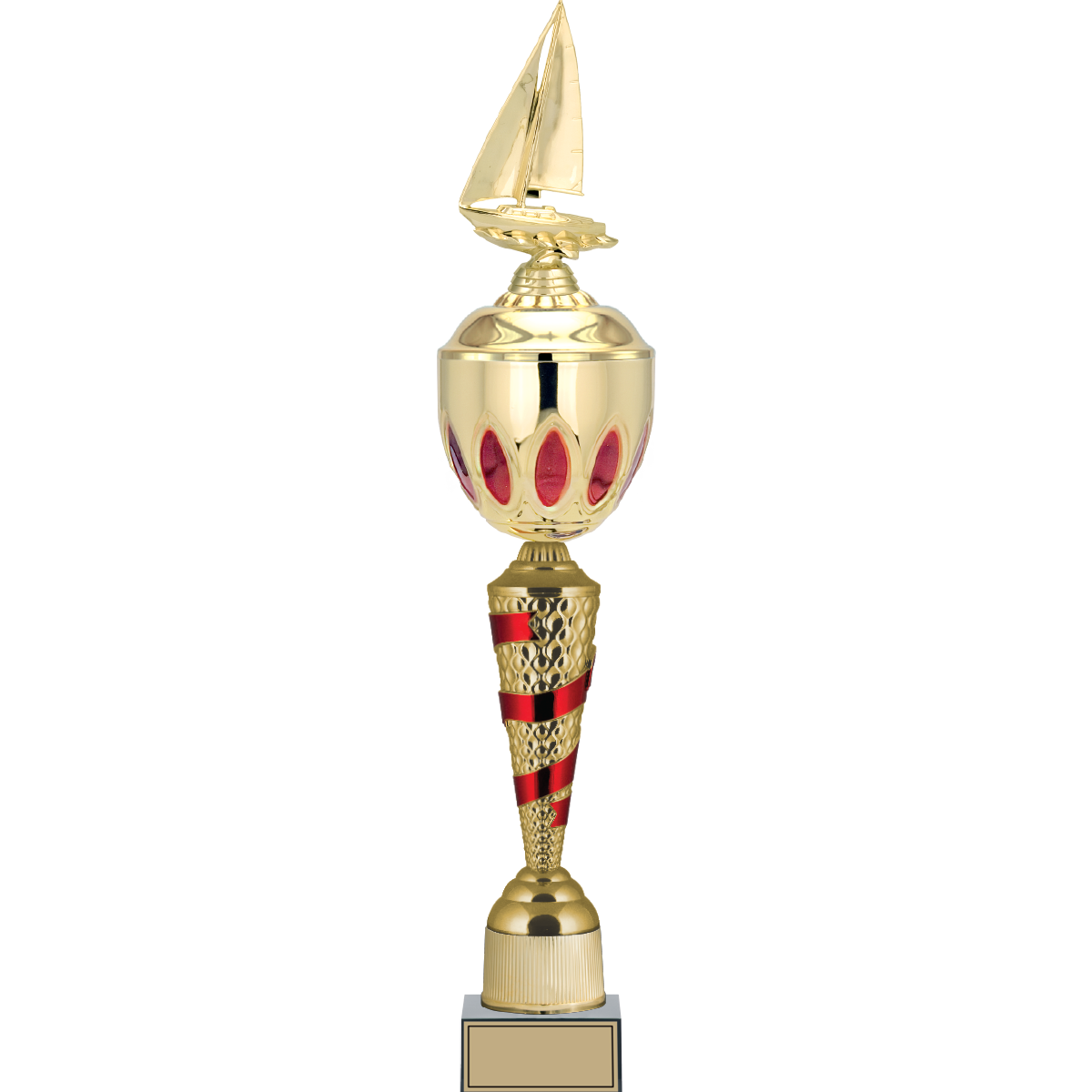 Yelken Figürlü Kupalar 67, 62, 58 cm | FG-086 - 67