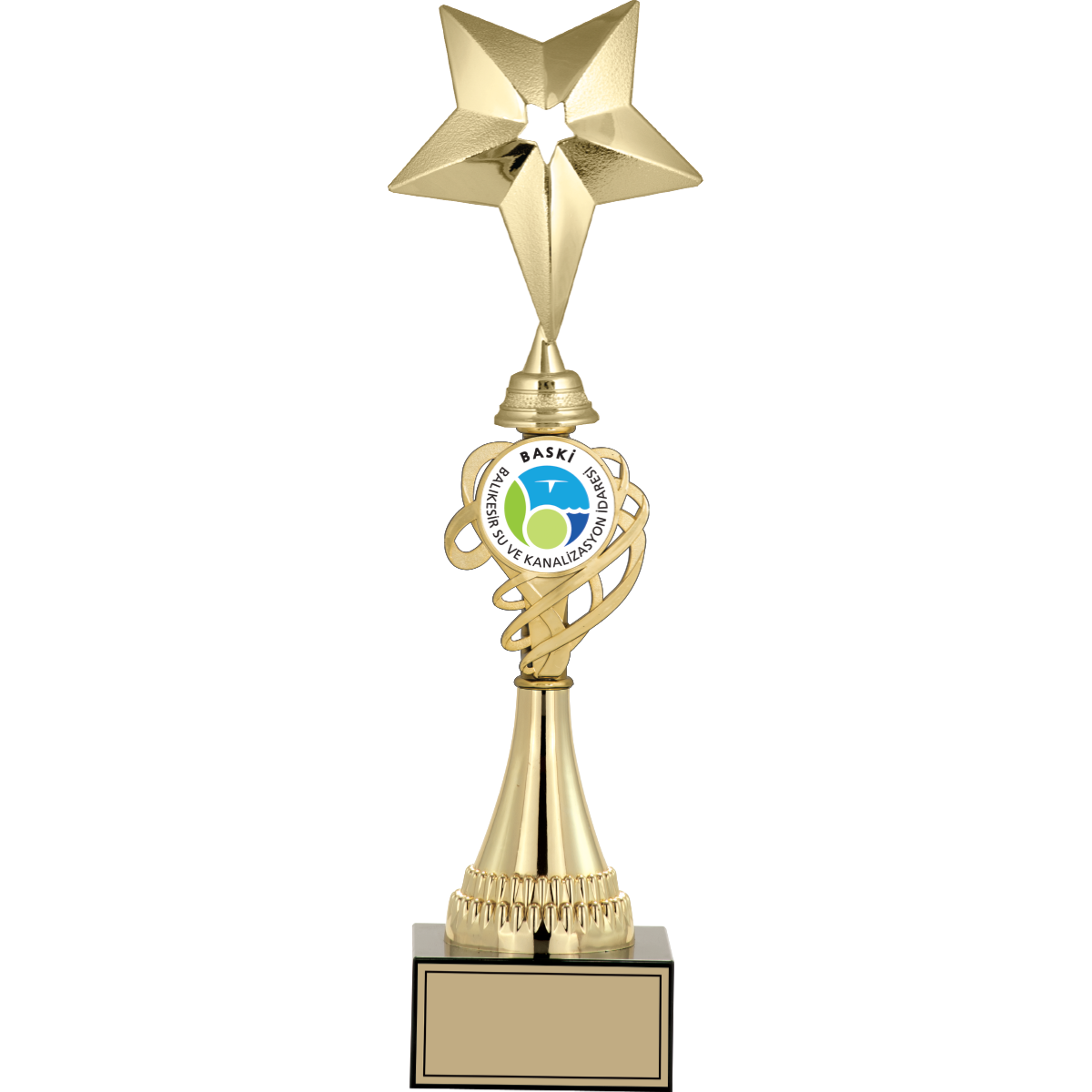 Yıldız Solo Figürlü Kupalar 39, 37, 35 cm | FG-034 - 39