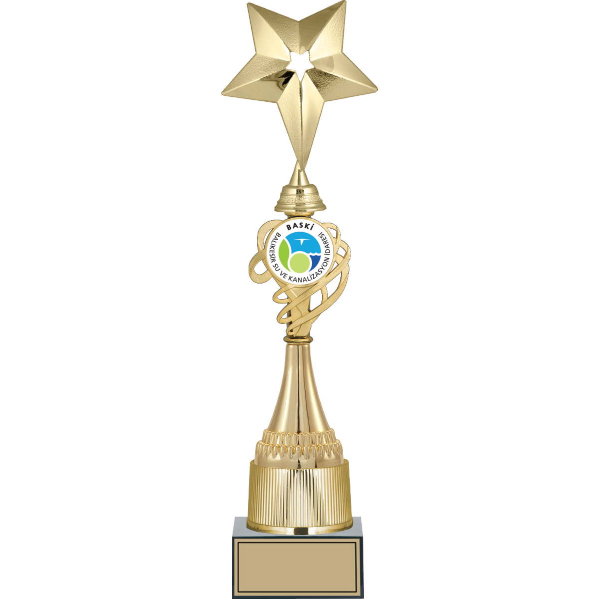 Yıldız Solo Figürlü Kupalar 44, 41, 38 cm | FG-036 - 44