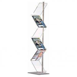 Zig-Zag Broşürlük Tek Ayaklı