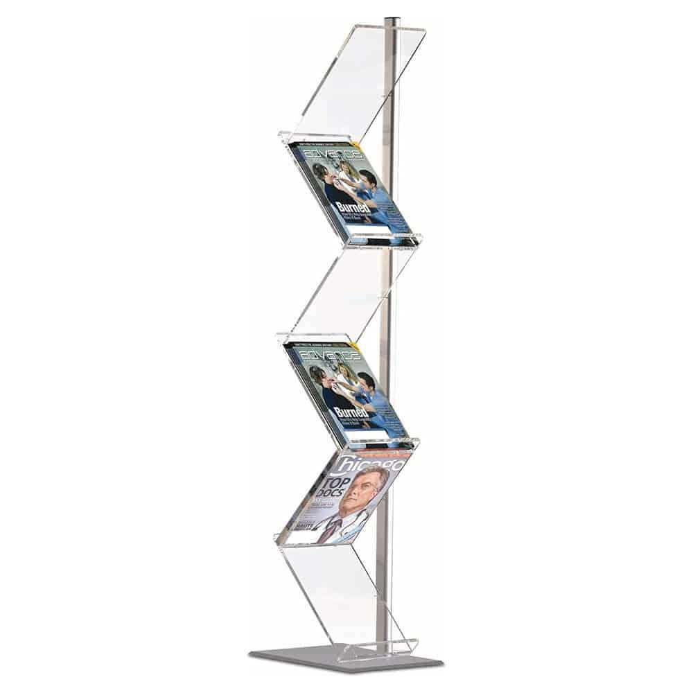 Zig-Zag Broşürlük Tek Ayaklı 1 Zig-Zag Broşürlük Tek Ayaklı