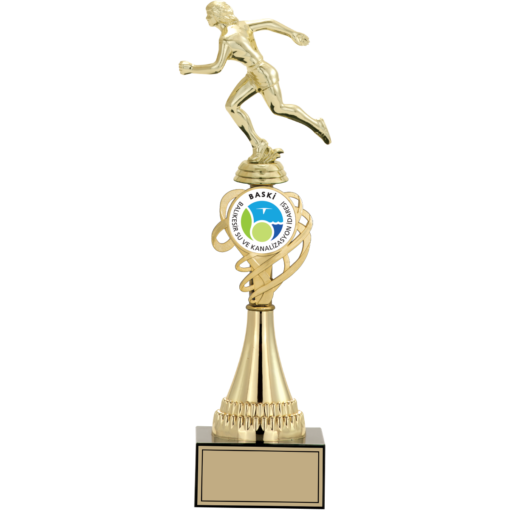 Atletizm Kadın Figürlü Kupalar 39, 37, 35 cm | FG-034