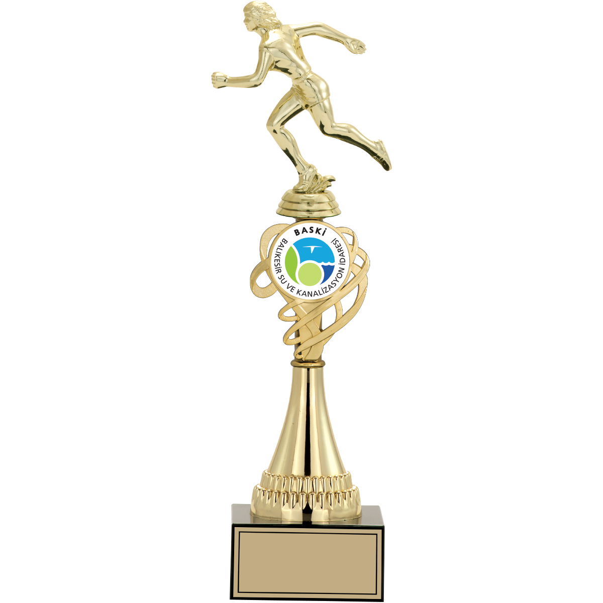 Atletizm Kadın Figürlü Kupalar 39, 37, 35 cm | FG-034