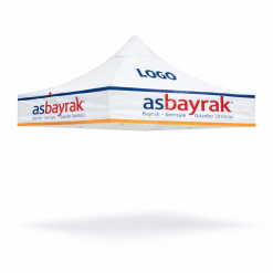 Baskılı Gazebo Tavanı 3×3 (İskelet Hariç)