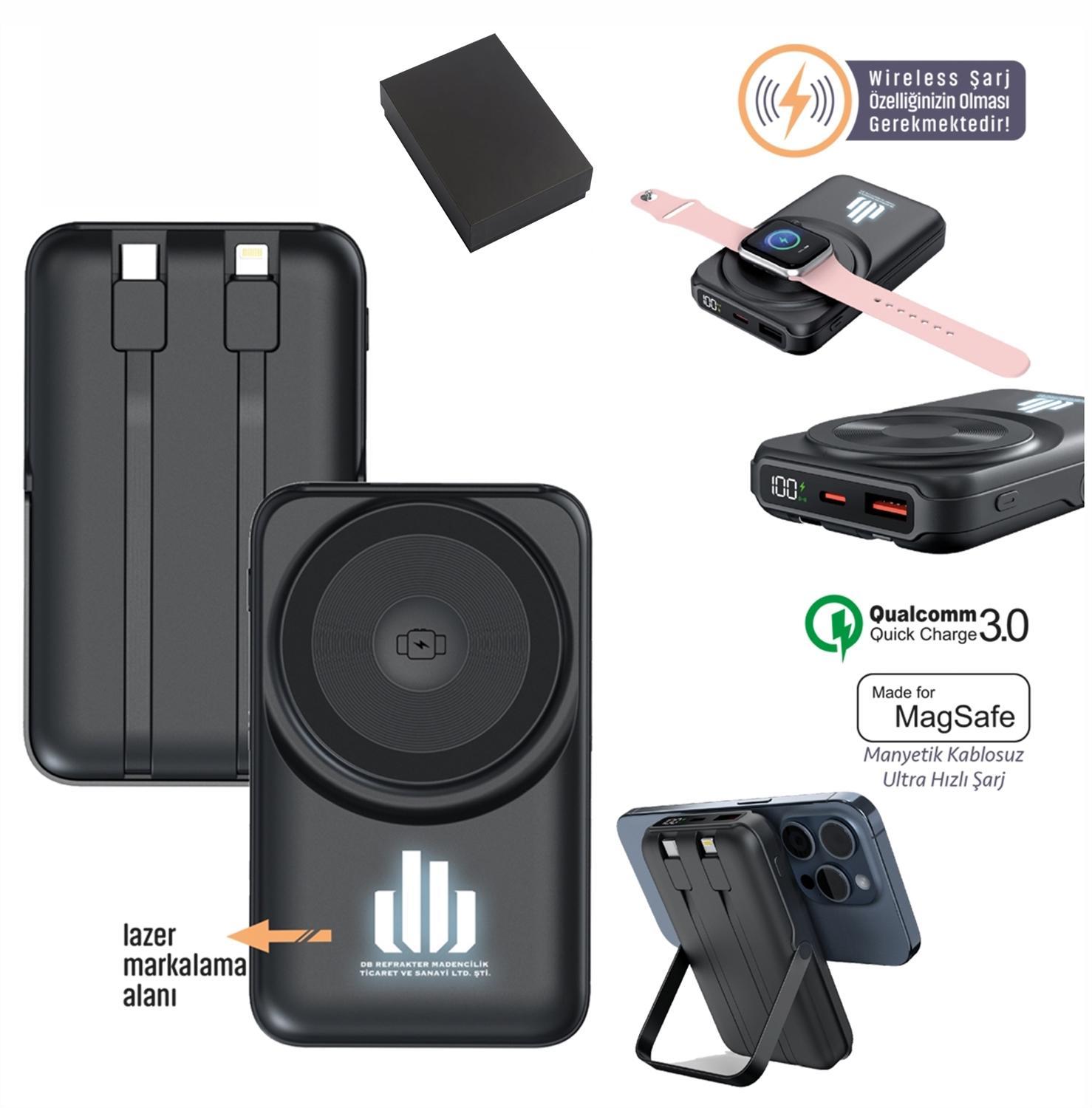 3İn1 Magsafe Wireless Powerbank 10.000 Mah 1 3İn1 Magsafe Wireless Powerbank 10.000 Mah