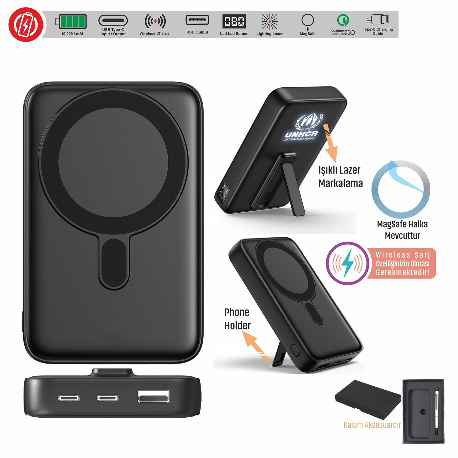 Magsafe Wireless Şarj Bankası – 10.000 mAh Apple İPhone