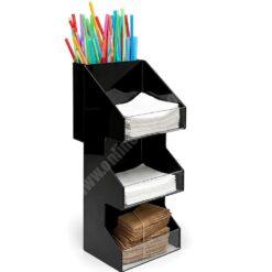 Siyah Pleksi Dikey Servis Organizer
