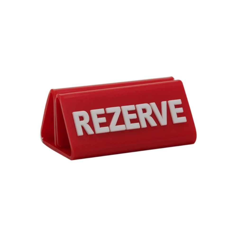 Adisyonlu Rezerve Kırmızı – Beyaz