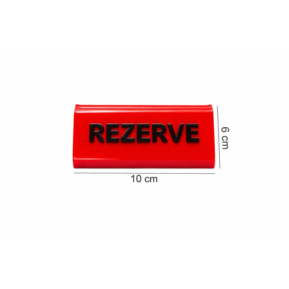Adisyonlu Rezerve Kırmızı – Siyah