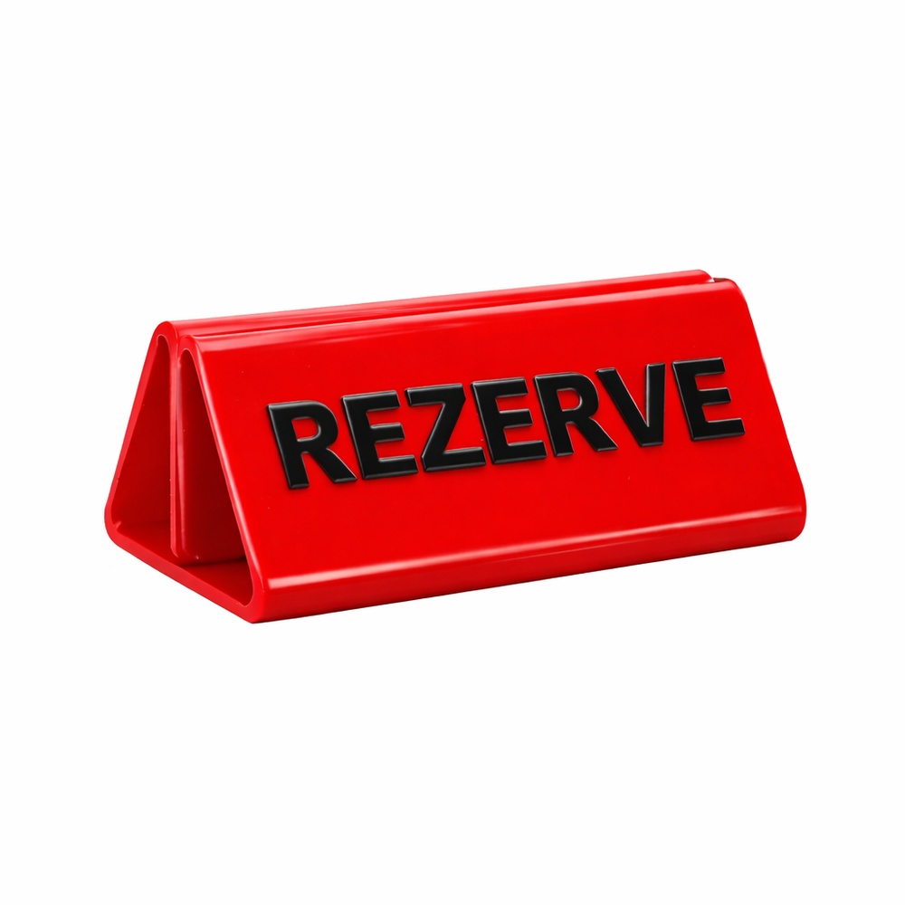 Adisyonlu Rezerve Kırmızı – Siyah