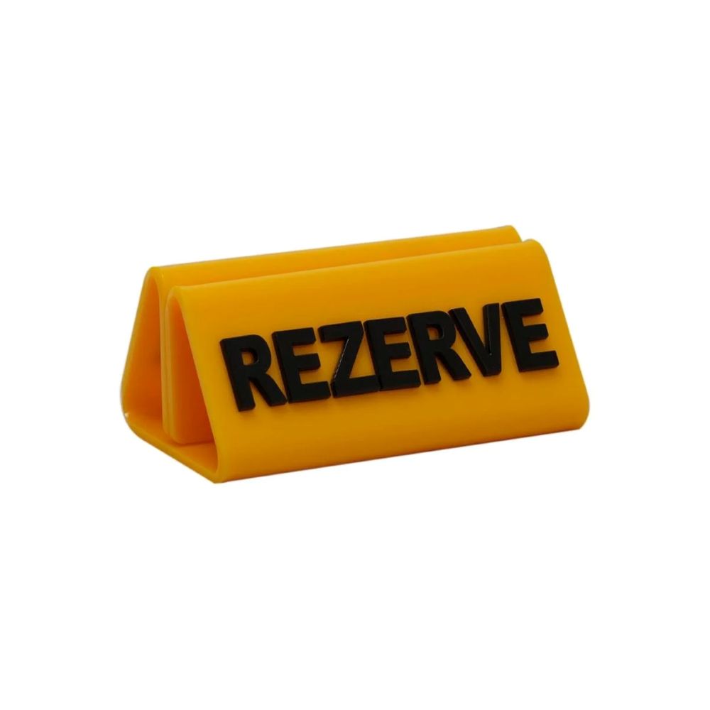 Adisyonlu Rezerve Sarı – Siyah