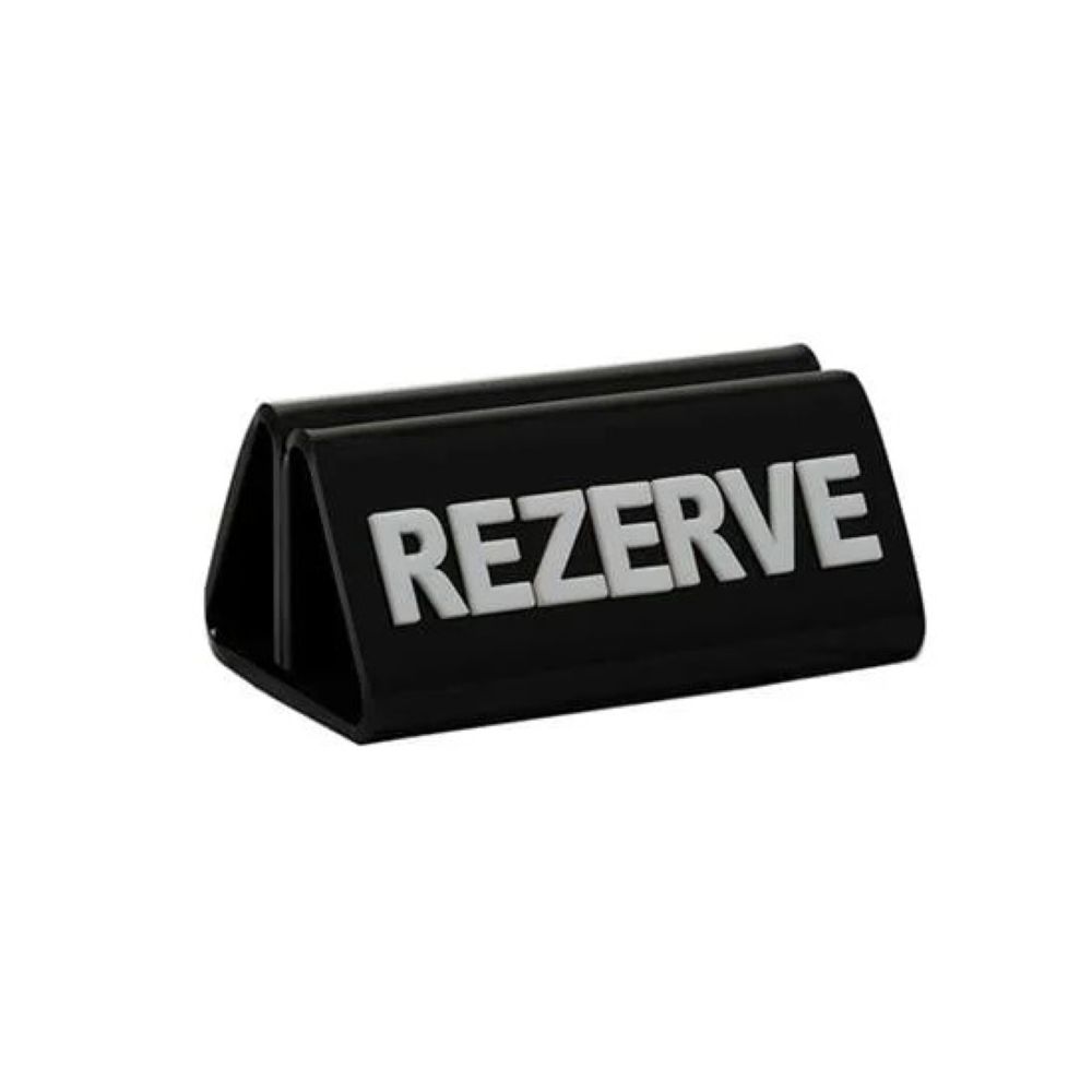 Adisyonlu Rezerve Siyah – Beyaz
