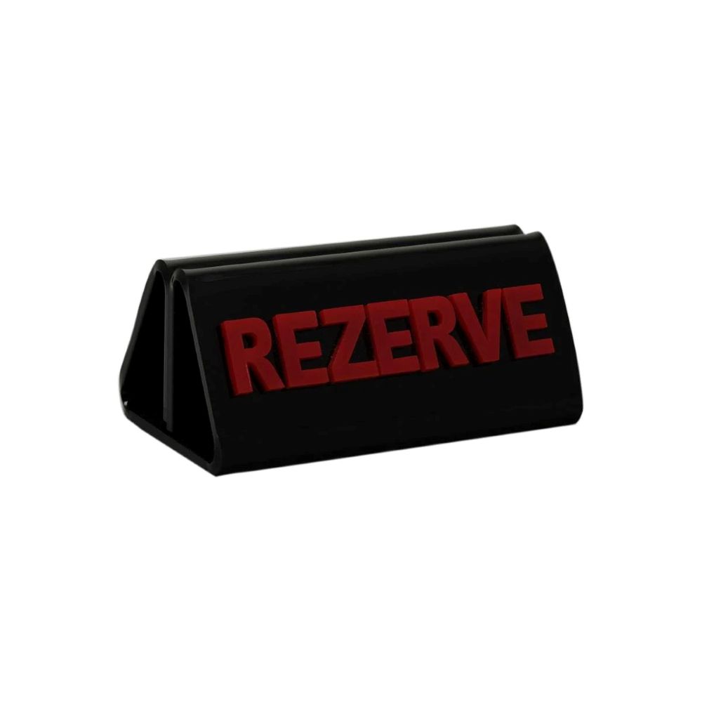 Adisyonlu Rezerve Siyah – Kırmızı