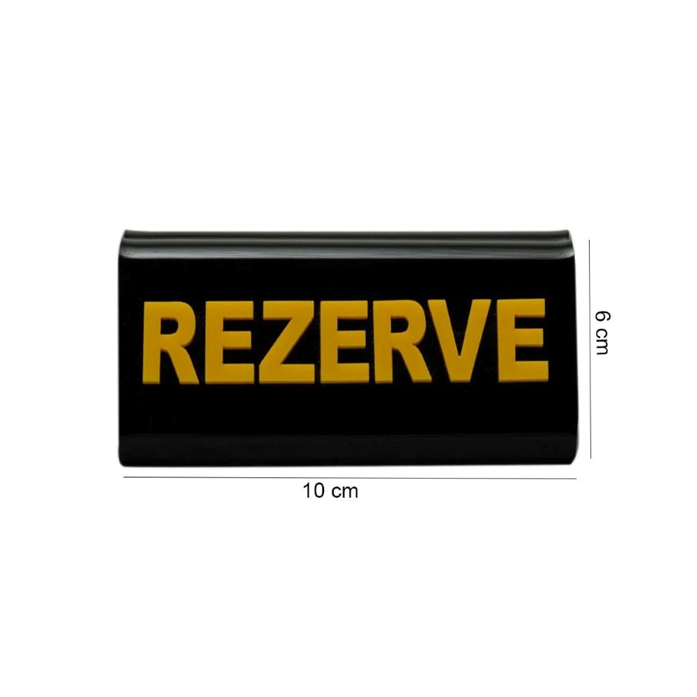Adisyonlu Rezerve Siyah – Sarı