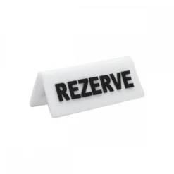 Pleksi Masa Rezerve Etiketi