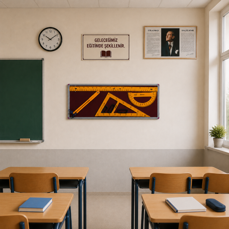 Panolu Sınıf Geometri Takımı (Bordo)
