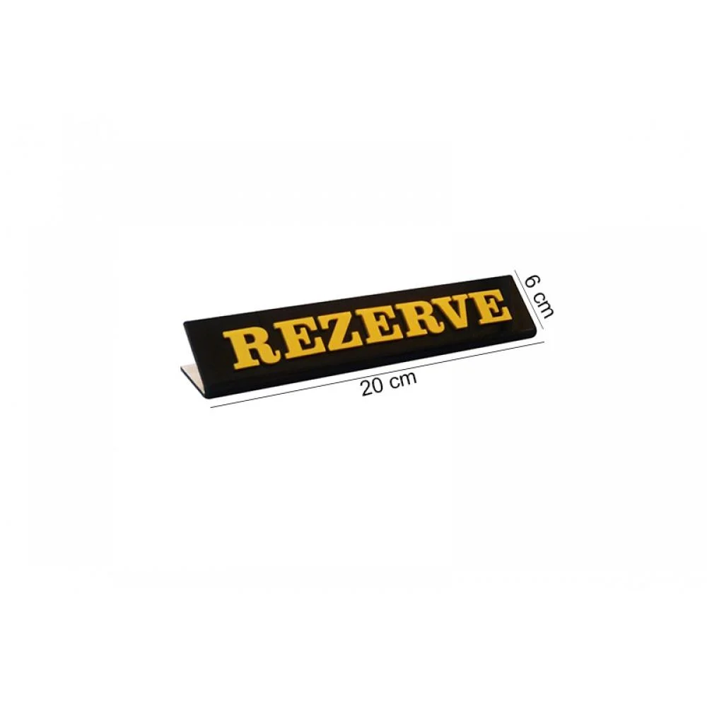 Pleksi Rezerve Siyah – Sarı