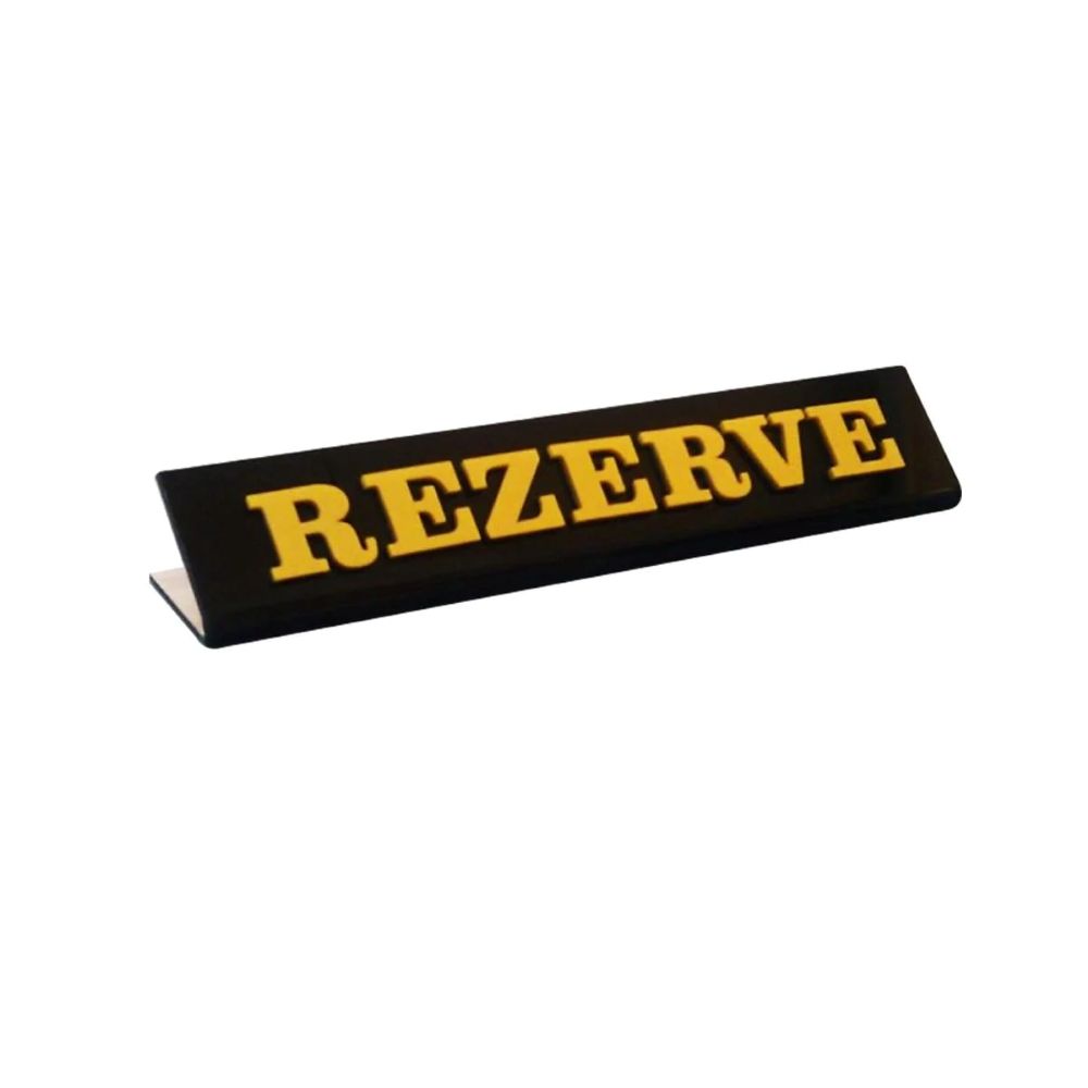 Pleksi Rezerve Siyah – Sarı