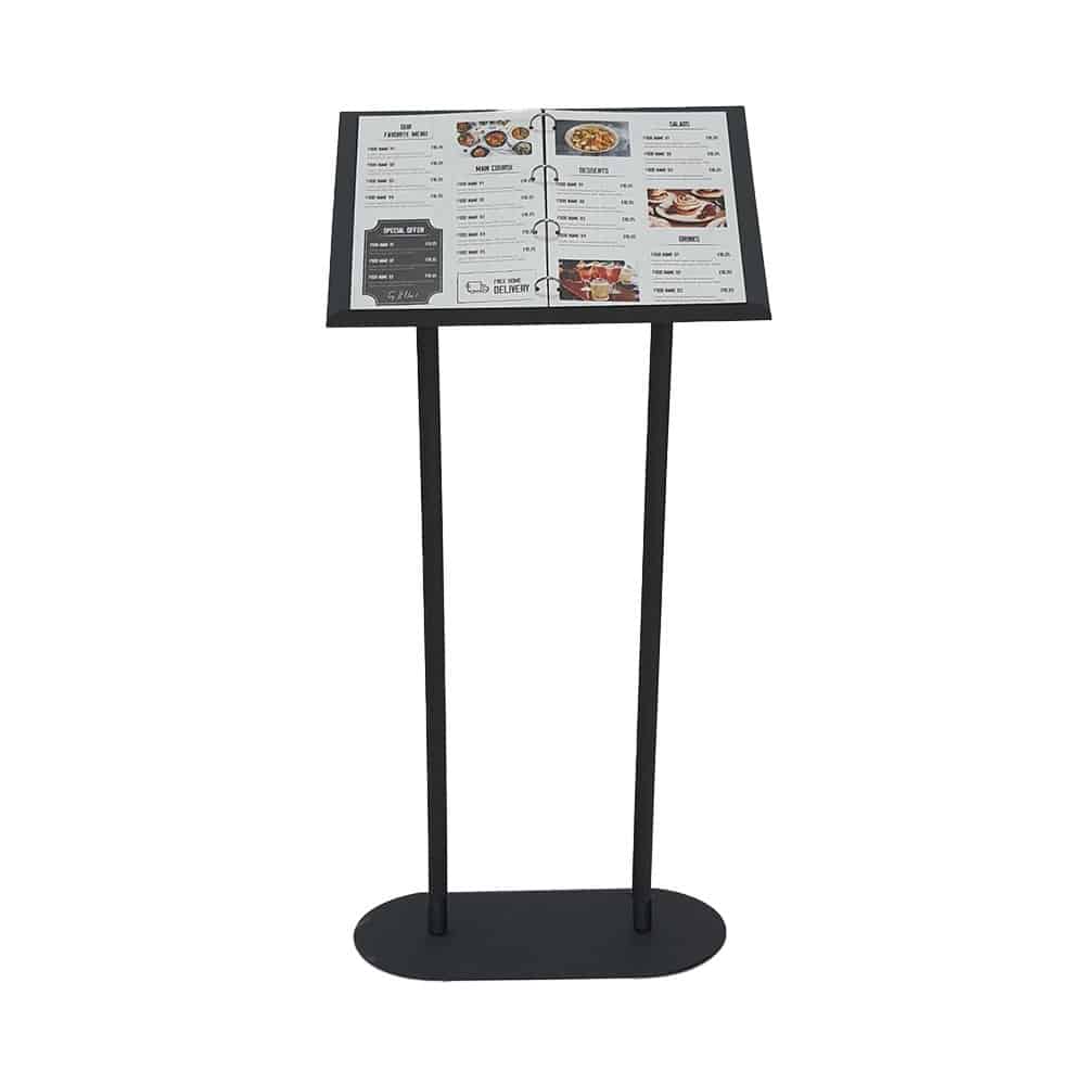 Restoran Önü Metal Menü Panosu Folder (Dosya Tipi)