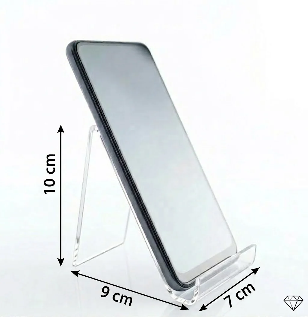 Şeffaf Akrilik Telefon ve Tablet Tutucu Stand 5 Şeffaf Akrilik Telefon ve Tablet Tutucu Stand