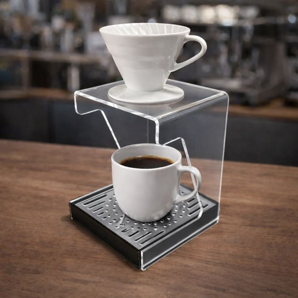 Şeffaf Akrilik V60 Kahve Standı
