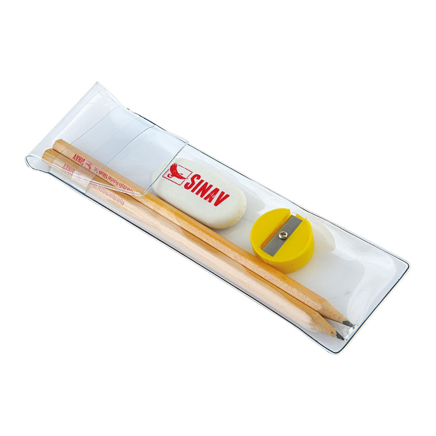 Şeffaf Plastik Sınav Seti