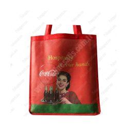Online Satış -1 11 Dikişli Nonwoven Tela Coca Cola Alışveriş Çantası