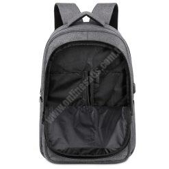 Laptop Evrak Sırt Çantası - Kırçıl Kumaş