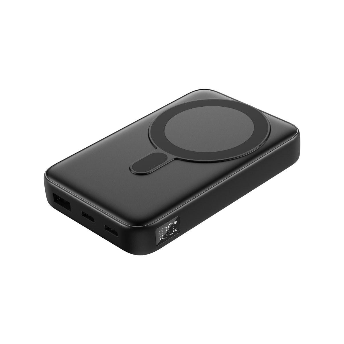 Logolu | Baskılı Bohes Magsafe Wireless PD/3A Işıklı Powerbank 4 Logolu | Baskılı Bohes Magsafe Wireless PD/3A Işıklı Powerbank