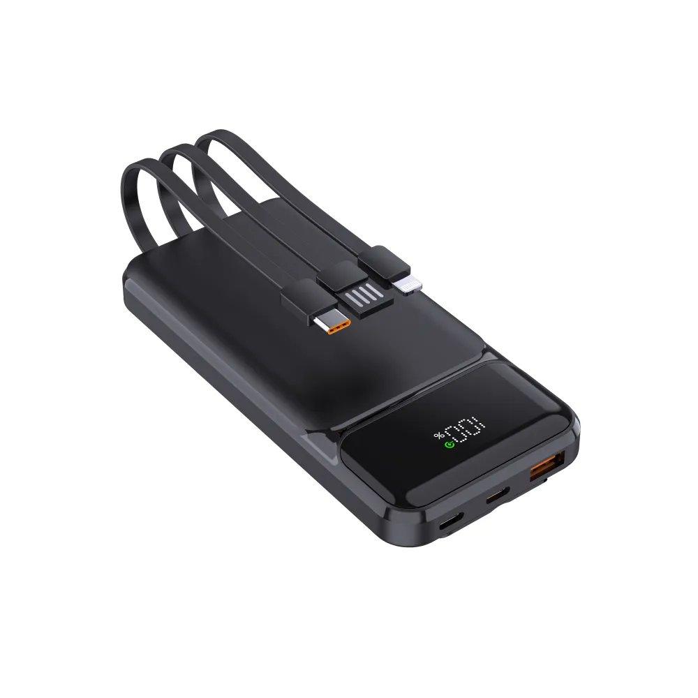 Logolu | Baskılı Casyo Işıklı PD/3A Powerbank 2 Logolu | Baskılı Casyo Işıklı PD/3A Powerbank