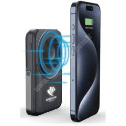 Logolu | Baskılı Gale 3İN1 Magsafe Işıklı PD/3A Powerbank