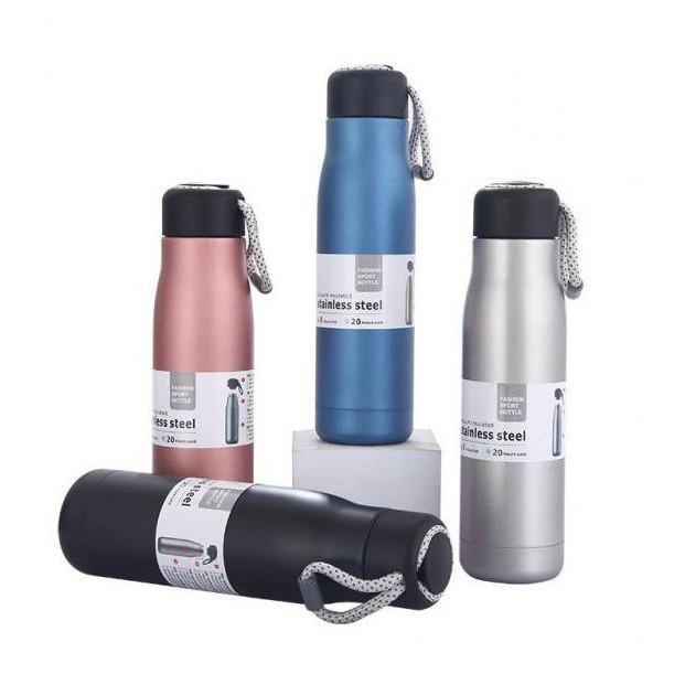 Logolu | Baskılı Lenoa 600 ml Termos Matara 5 Logolu | Baskılı Lenoa 600 ml Termos Matara