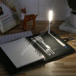 Logolu | Baskılı Lorga Wireless Işıklı Organizer Powerbank