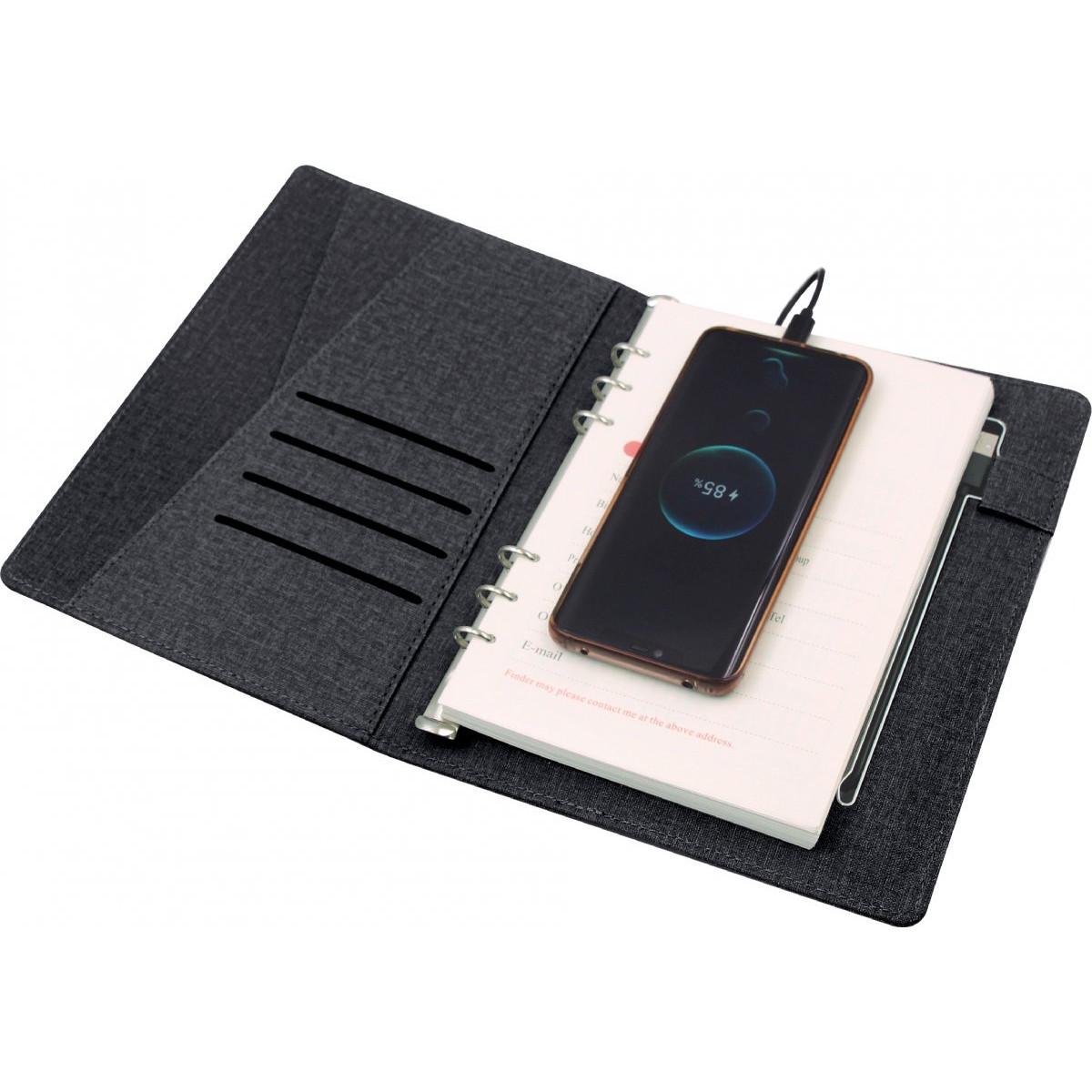 Logolu | Baskılı Moente Wireless Organizer Powerbank 3 Logolu | Baskılı Moente Wireless Organizer Powerbank
