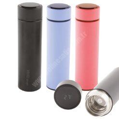 Logolu | Baskılı Tempo 500 ml Dereceli Termos Bardak 12 Logolu | Baskılı Tempo 500 ml Dereceli Termos Matara